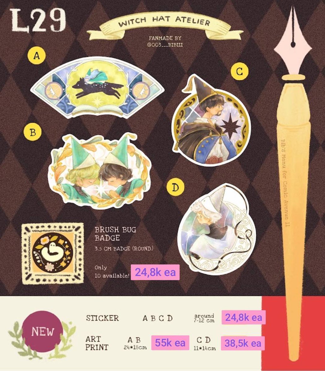 aeristudi0's tweet photo. [🇲🇨 GO] Help RT &amp; LIKE

Pre-Order Fanmerch Witch Hat Atelier, HxH, Frieren, Haikyuu, 100 Meters by @003___bibiii

☆ Price kotor thai 
☆ FP Only
☆ Exc onglok &amp; ems tax
☆ Close 11 Juli 2026

DM for order!

Katalog:
#warunganime #warungwha #warunghaikyu #warunghxh
#ra_preorder https://t.co/3I5KCRlIJ6