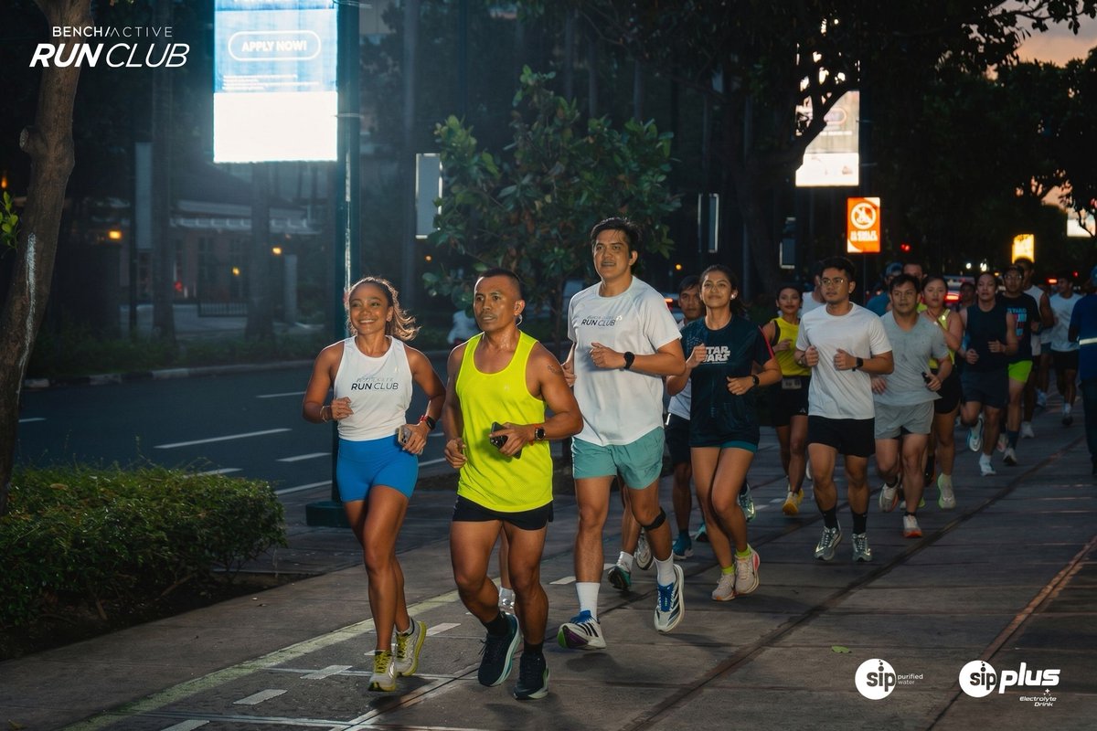 benchtm's tweet photo. The best way to start the week? One stride at a time. 🔥

Thank you to everyone who joined this week's #BENCHActiveRunClub. Every run is another chance to get stronger, go farther, and build a community that keeps showing up.

Check out more photos from our June 29, 2026 session here 🔗 https://t.co/5BXnLhKMw1

Register here for the next session🔗 https://t.co/qp39OppFW3
📅 July 6, 2026 (Monday) | 6PM
📍 BENCH Flagship Store, Bonifacio Global City
9th Avenue corner Lane O, Taguig, Metro Manila 

Participants will be divided into three groups. Pick the pace that feels right for you!
✅ SEXY: 8min/km Pace (3KM)
✅ INTERMEDIATE: 7min/km Pace (5KM)
✅ ADVANCED: 6min/km Pace (7KM)

Spots are limited to 100 runners per session. Register now to join the BENCH Active Run Club.

Join our Facebook group to stay updated. 🔗 https://t.co/q9ePCOrO3a

Special thanks to Sip Plus PH and SIP Purified Water for keeping us hydrated! 💧

SEE YOU THERE! 👋

#BENCHActive
