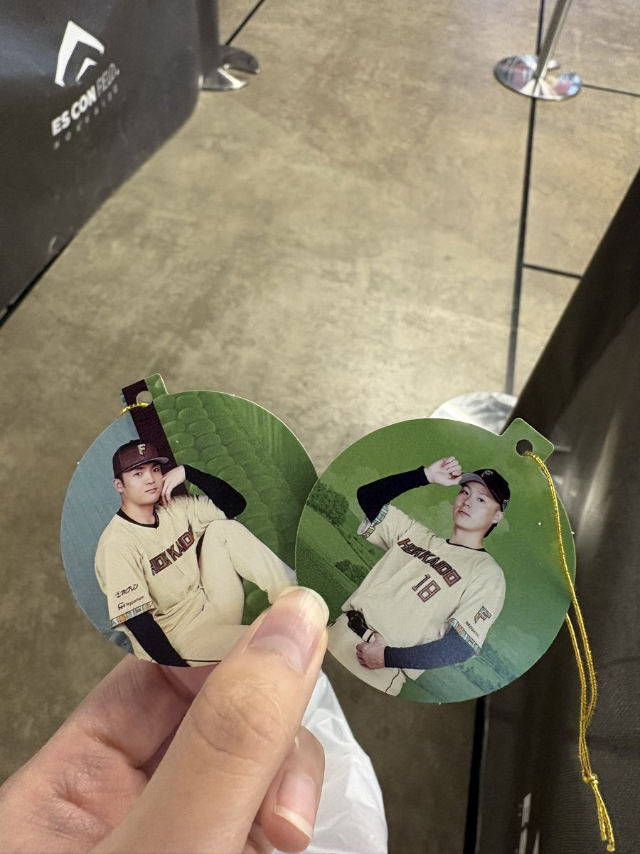 100kisuke's tweet photo. ファイターズ　交換
WE LOVE HOKKAIDO &amp; FIGHTERS
WLHF　ゴムタグ

【譲】　3 郡司　18 山﨑

【求 】　16 達　64 田宮

本日エスコンおります。
お心あたりのある方は、よろしくお願い致します。
 #lovefighters
 #ファイターズ交換 https://t.co/MCgy77NHoV