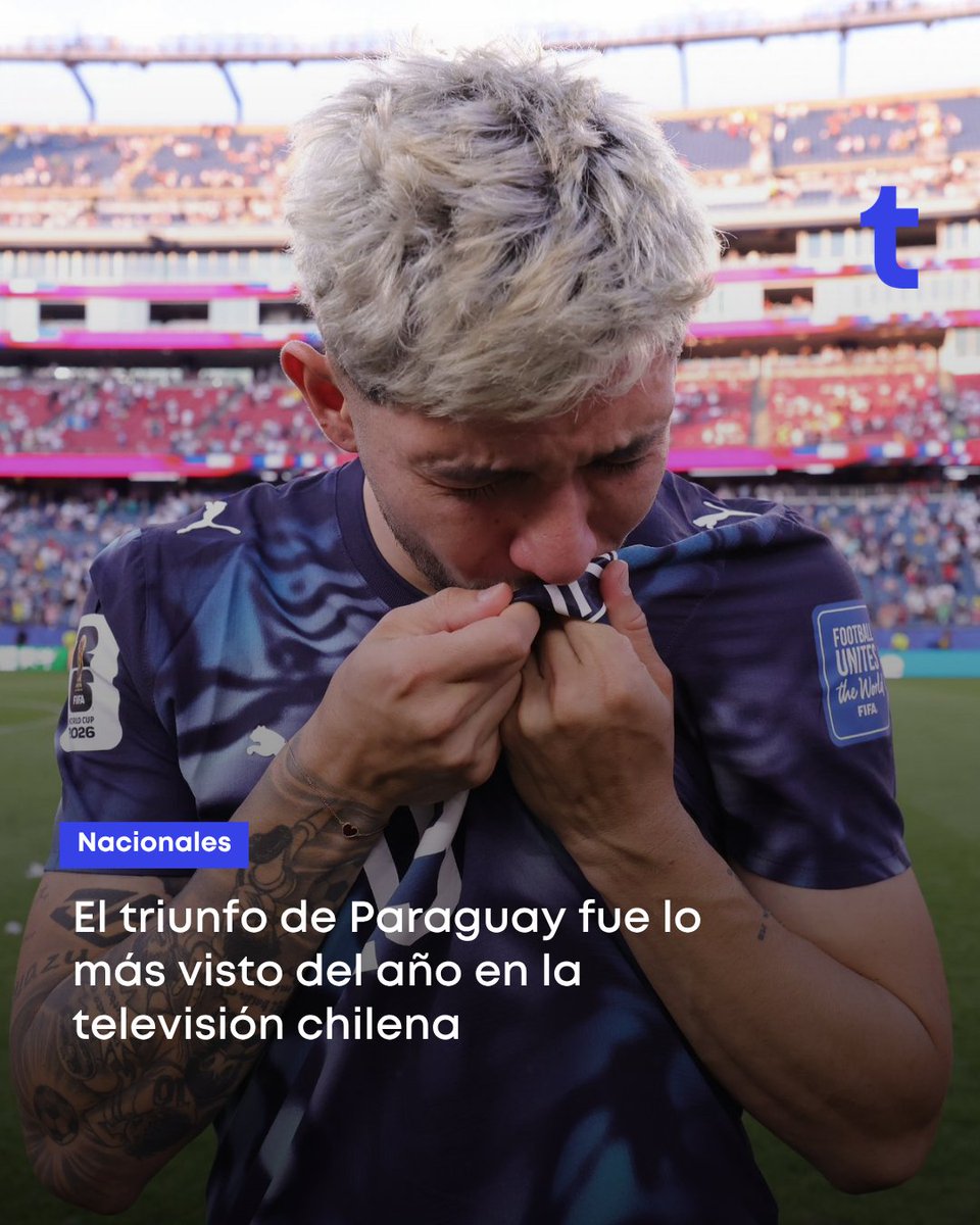 trecepy's tweet photo. EL FAMOSO "PICO DE RATING"😍🇵🇾

📺🇨🇱Un canal de televisión de Chile informó que el histórico triunfo de la Albirroja ante Alemania fue lo más visto del año en ese país.

😱La transmisión alcanzó un total de 2,56 millones espectadores. "El rating online más alto del 2026 y de todo el Mundial hasta ahora".

Enterate de todos los detalles en https://t.co/RABhneej8d
#Trece📺 | #SiempreConectados