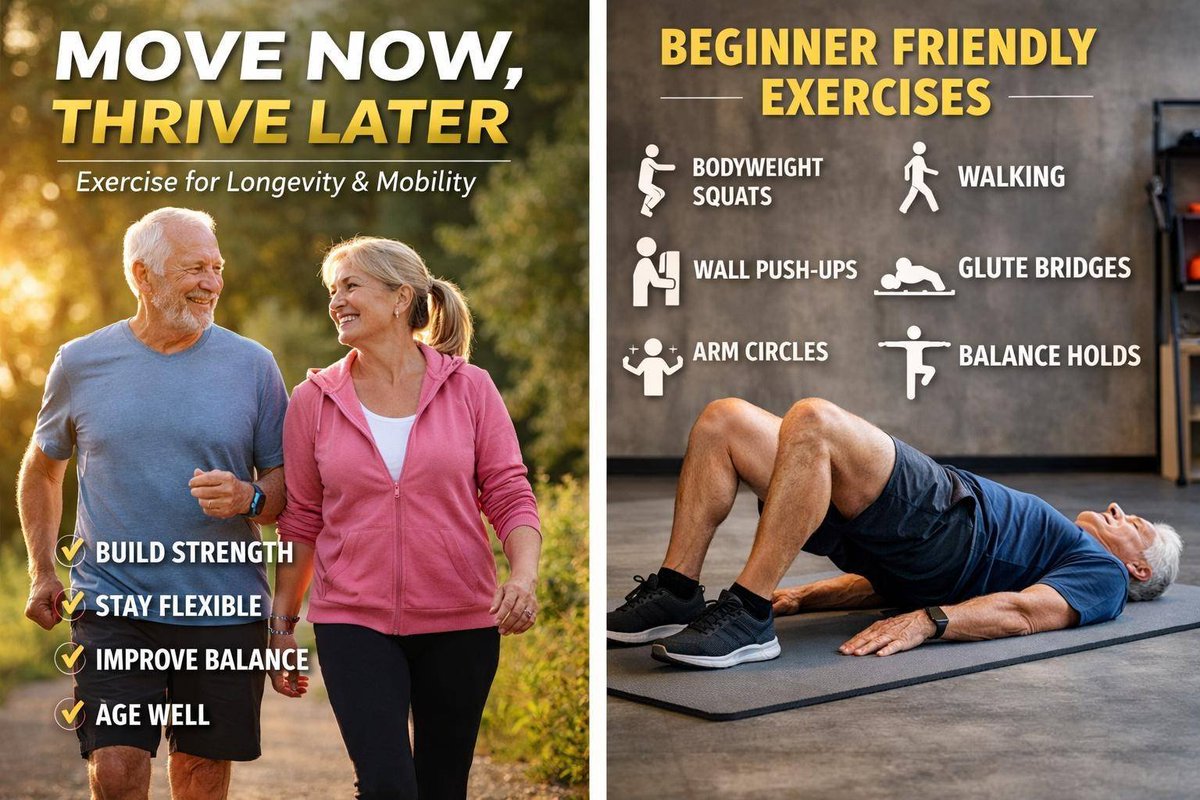 Lost__Elk's tweet photo. We often focus on cardio, but strength is what keeps us independent as we age.

Building muscle isn't just about looking good — it's an investment in your future self. 💪

#Fitness #HealthyAging #StrengthTraining https://t.co/S86U2GYjsS