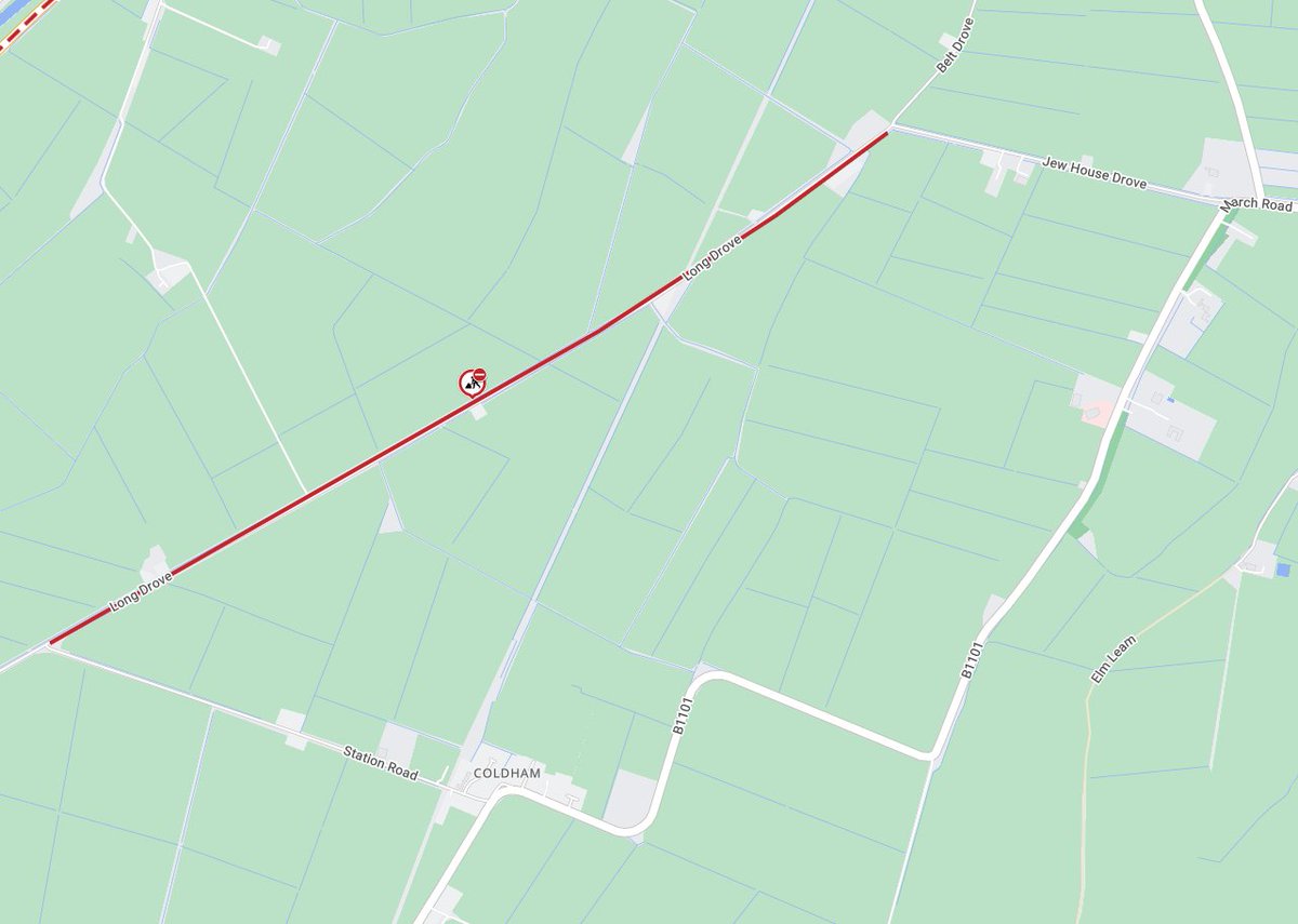 Cambs_Traffic's tweet photo. ⛔️ROADWORKS
Long Drove, #Coldham is CLOSED to all motor vehicles TODAY until the 8th July between the hours of 8am and 4pm for works.
More info: https://t.co/EhDoC4DQfm https://t.co/HAlt7fyucs