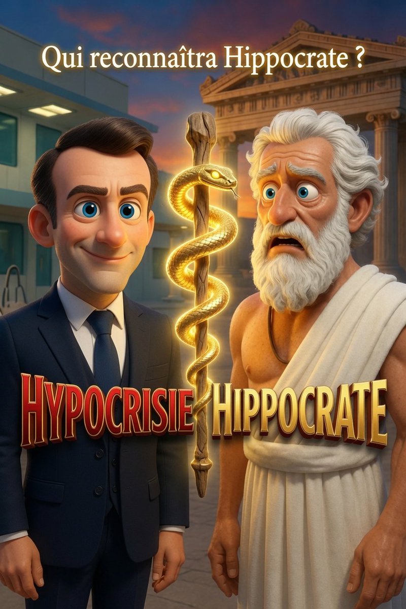 MarieAnneAubry1's tweet photo. Serment d'Hippocrate "Je ne remettrai à personne du poison, même si on me le demande"
Macron veut transformer les médecins en exécuteurs de la mort d'État, on parle "d'aide à mourir" pendant qu'on saccage les soins palliatifs : HIPOCRISIE PURE
Un médecin soigne, il ne tue pas. https://t.co/ee6gP63Cza
