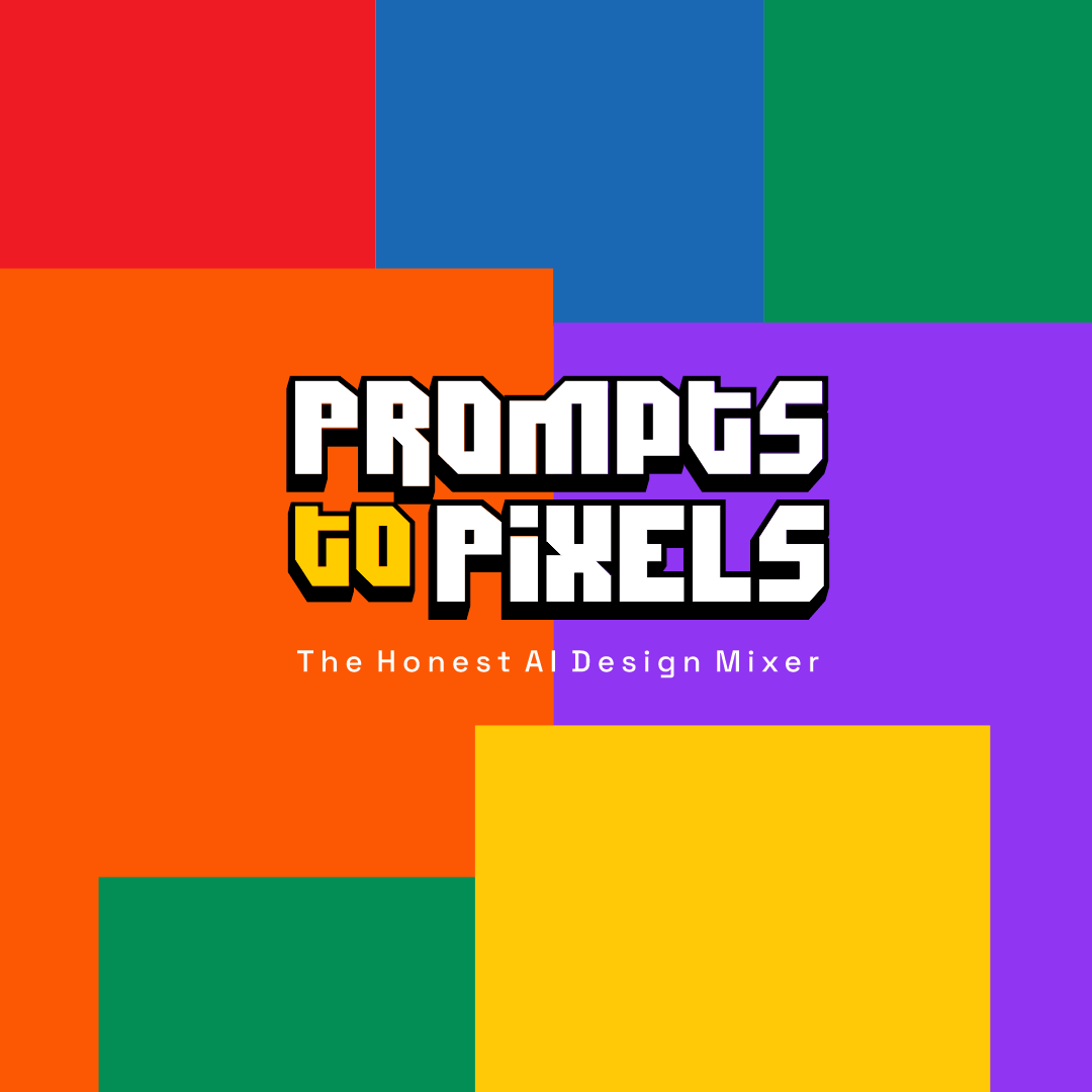 Prompts2Pixels's tweet photo. If you've ever asked another designer, "How did you make that?"

You're in the right place.

Follow along. We've got some honest conversations, real workflows, and good people to introduce you to.

Come build the room with us.

Follow @Prompts2Pixels and stay close. https://t.co/jd2I7fGrun