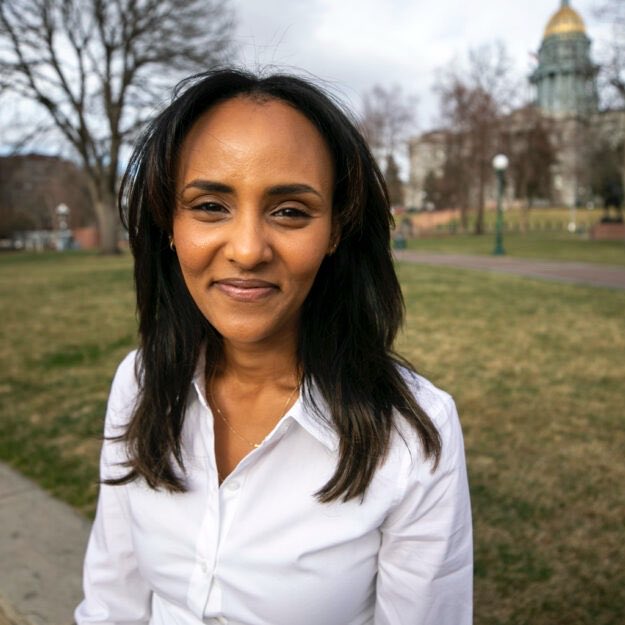 HenMazzig's tweet photo. DSA’s Melat Kiros, who said 9/11 was inevitable and questioned whether the Boulder firebombing was antisemitic, has won the Denver primary. https://t.co/uugz31Yi0Q