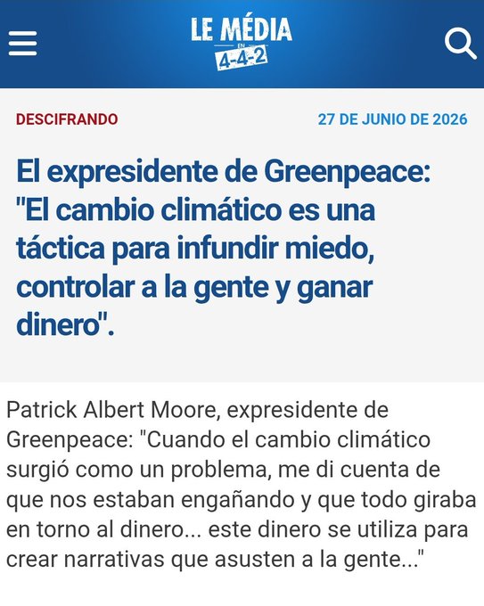 Spiritual989's tweet photo. @larazon_es Gracias a la PROPAGANDA  climática https://t.co/cAvQ2zXUbp