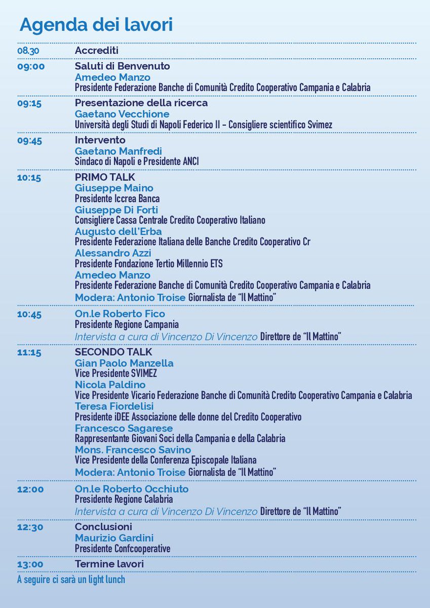 federazionecc's tweet photo. Banche di Credito Cooperativo, Istituzioni e Mezzogiorno. Un’agenda per lo sviluppo sociale e territoriale. 
📍Complesso Monumentale di Santa Maria La Nova P.zza Santa Maria La Nova, n.44, Napoli   
📷7 luglio 2026 ore 09:00 https://t.co/EhV5Nt6Us7