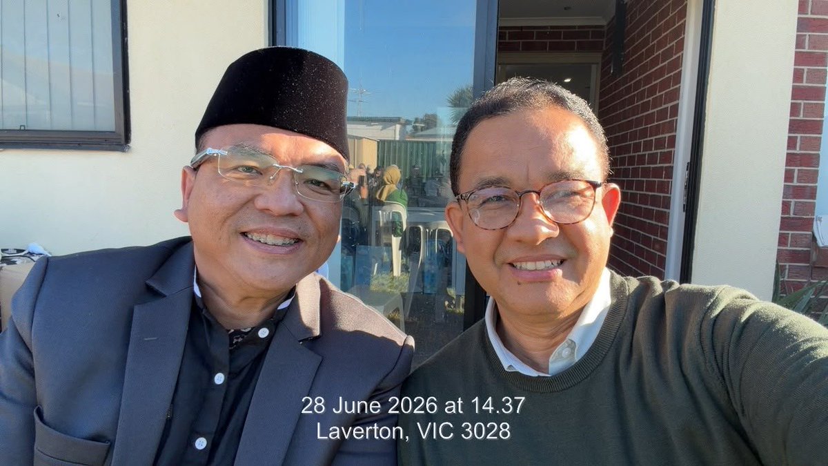 dennyindrayana's tweet photo. Alhamdulillah, sabtu lalu, di Melbourne, aqiqah cucu pertama kami Rayyan Muhammed Edwars dihadiri oleh para sahabat, termasuk tamu kehormatan dari Jakarta, Presiden Anies Baswedan. https://t.co/CSj0qW5p41