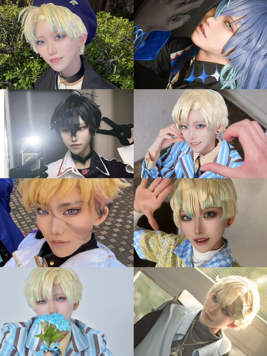 myk_38500's tweet photo. #2026年上半期コスプレ総決算
上半期意外とやってました！！
金髪率高い…？
🌈も🎾も激アツなので沢山遊んでください❣️ https://t.co/p0NM3C8Bzu