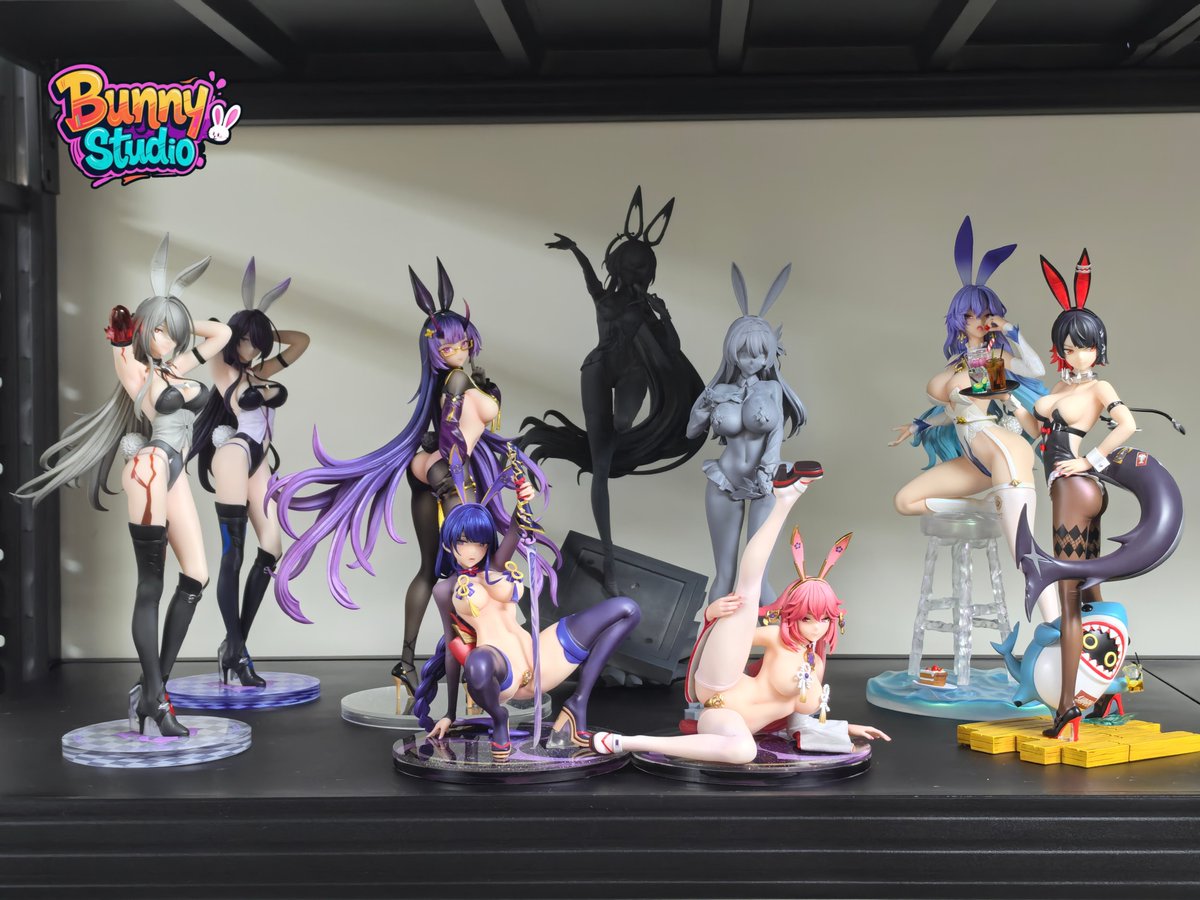 hamajippaR18's tweet photo. Bunny Studio Yae Miko 1/6

【团        队】：Bunny Studio
【产品名称】：逆兔神子
【比       例】：1/6
【产品尺寸】：长20CM 宽13CM 高20CM
【预定价格】：
【预定定金】：
【产品材质】：进口树脂+进口PU，
【出货时间】：2026Q3 https://t.co/fRYKonyGbK
