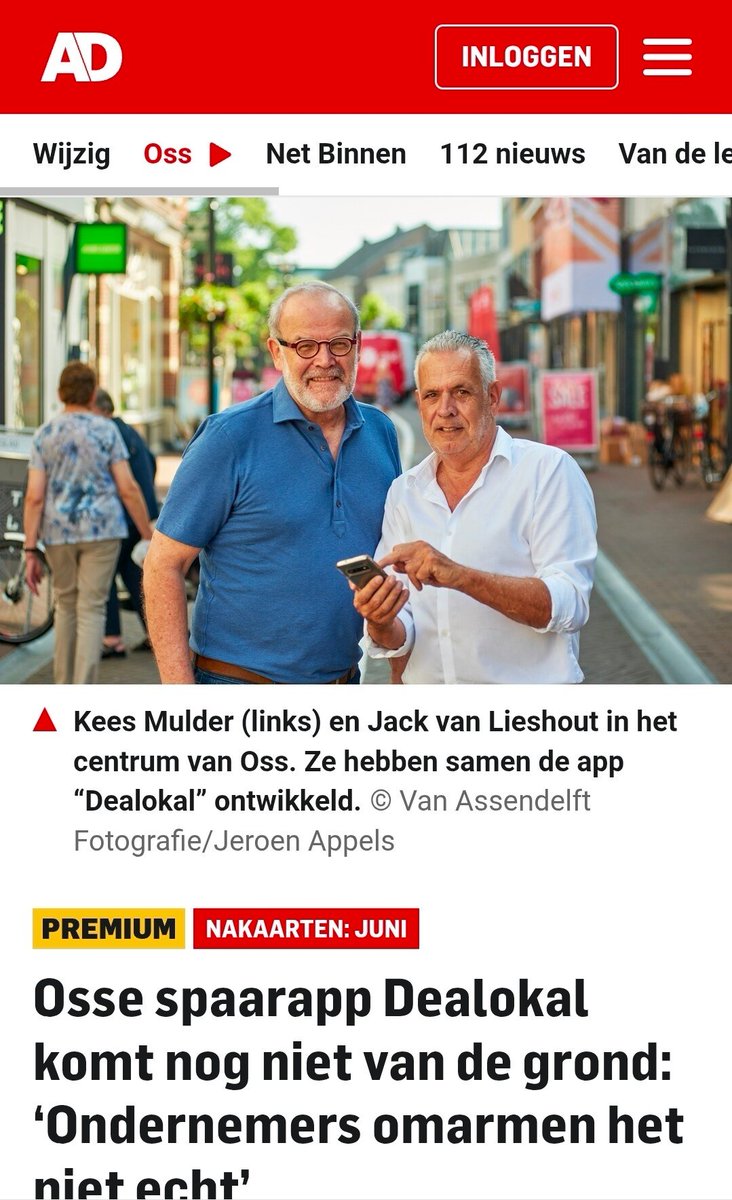 E10CDM's tweet photo. Kees probeerde ooit een app te lanceren. Dealokal.(volledig geflopt project) https://t.co/MVT4ZpoH1X