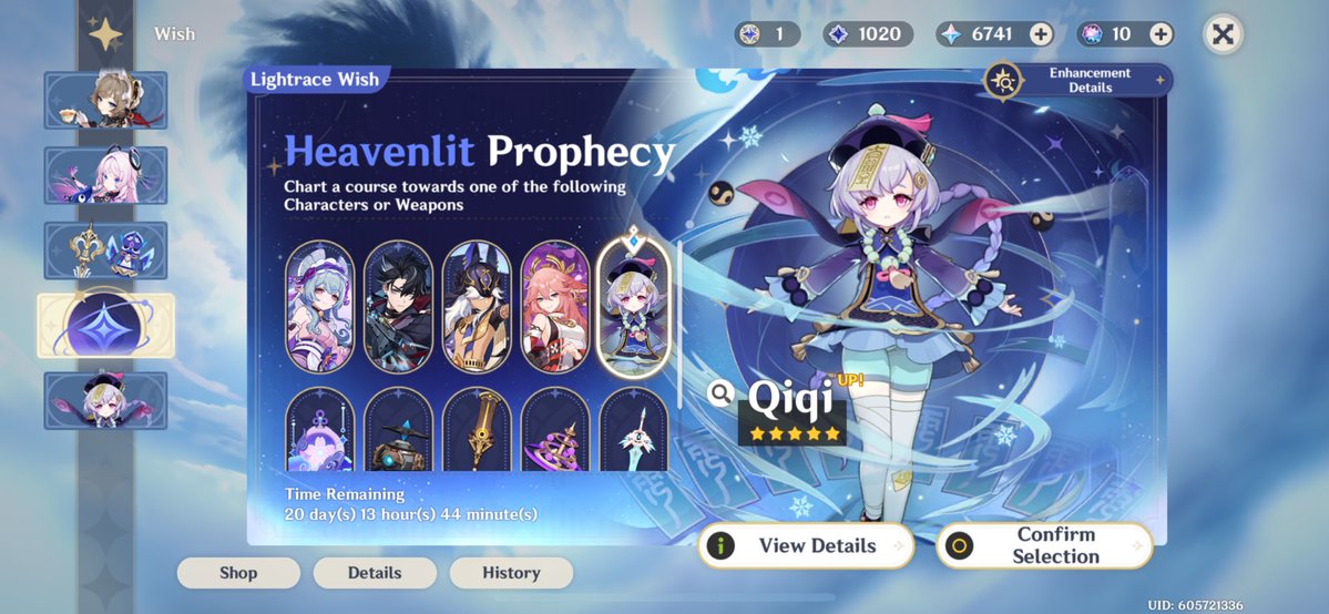 skirkheels's tweet photo. this game is truly satanic because how do you have people pulling for QIQI on a LIMITED banner in 2026. https://t.co/dIv95dOzDv