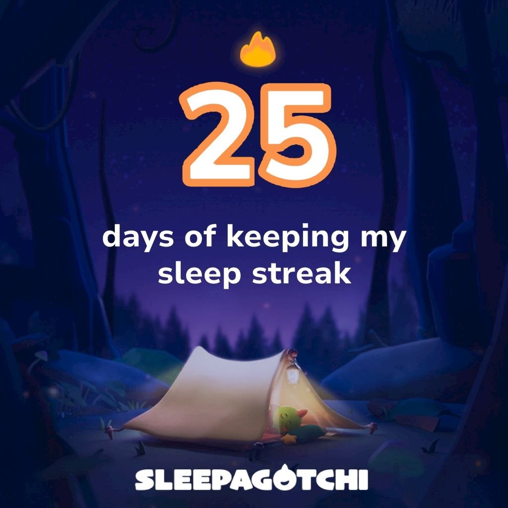 CyrusGreat7777's tweet photo. 🎮🌙 Day 25 already.

💜 Still here.
⚔️ Still playing.
😄 Still having fun.

@sleepagotchi 🌙✨ https://t.co/HECZZPDWUY