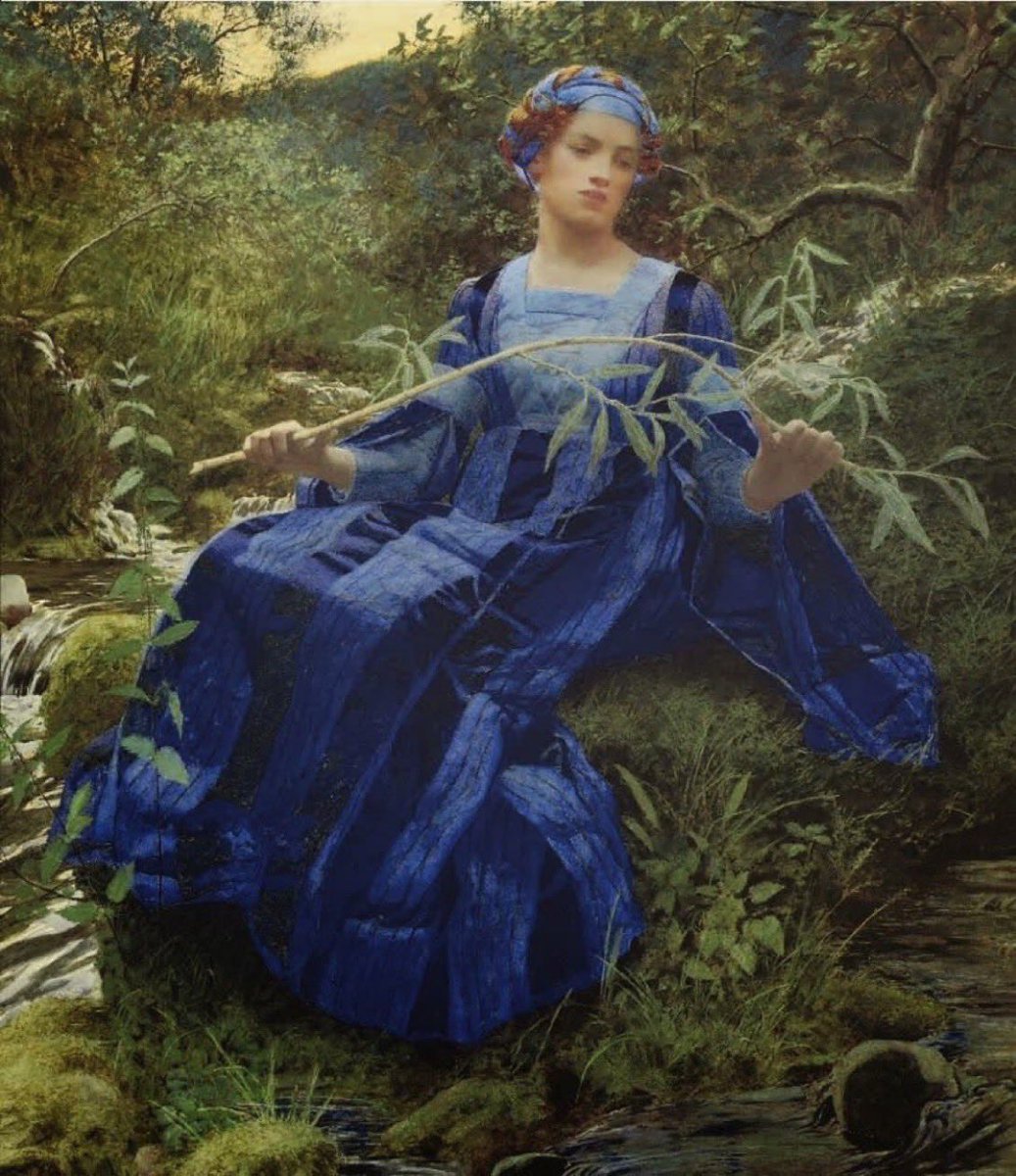 Art_VintageNH's tweet photo. ‘The fresh streams ran by her…’ ~ Lexden Lewis Pocock https://t.co/MImgGPpIQt