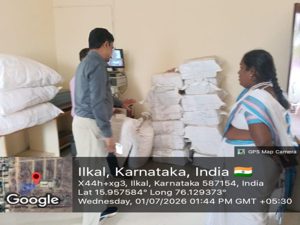 dswobagalkot's tweet photo. ಇಂದು ದಿನಾಂಕ : 01.07.2026 ರಂದು ಮೆಟ್ರಿಕ್ ನಂತರ ಬಾಲಕಿಯರ ವಸತಿ ನಿಲಯ ಇಲಕಲ್ ವಸತಿ ನಿಲಯಕ್ಕೆ ಅನಿರೀಕ್ಷಿತವಾಗಿ ಭೇಟಿ ನೀಡಲಾಯಿತು. https://t.co/0mVTOQAyWM