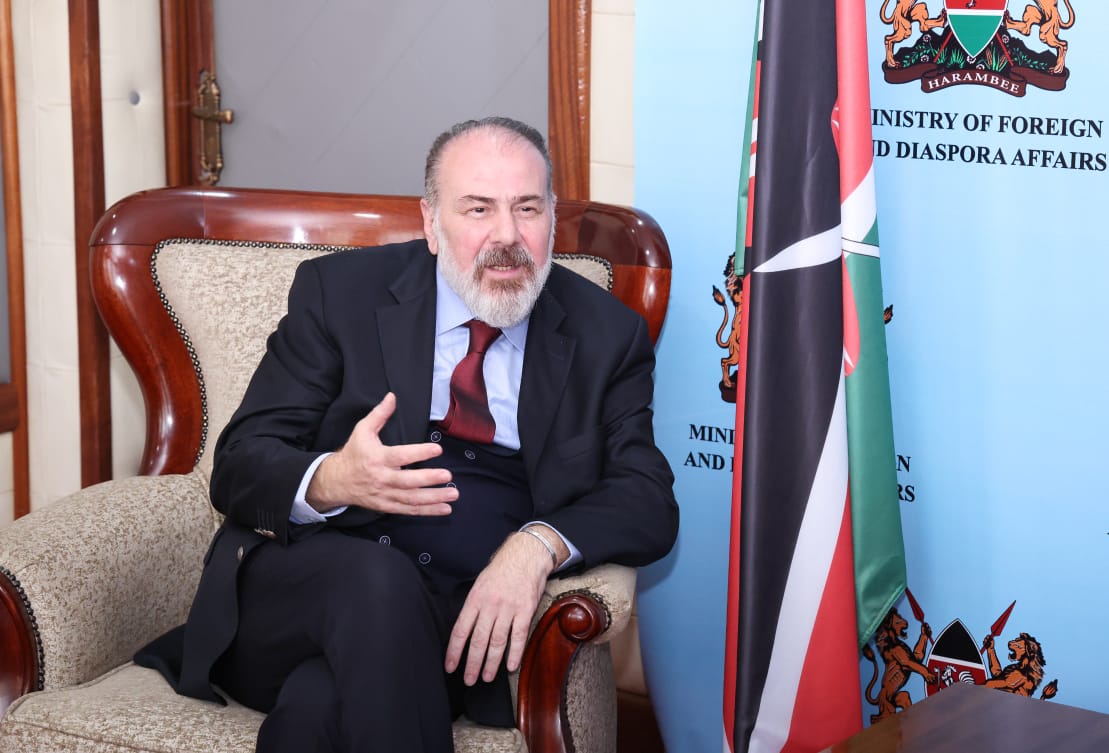 ForeignOfficeKE's tweet photo. 𝐊𝐞𝐧𝐲𝐚 & 𝐆𝐞𝐨𝐫𝐠𝐢𝐚 𝐑𝐞𝐥𝐚𝐭𝐢𝐨𝐧𝐬
Director General for Political and Diplomatic Affairs, Amb. Josphat K. Maikara,  received H.E. Gia Mtcharadze, Ambassador of Georgia to Kenya, for a courtesy call at the Ministry of Foreign and Diaspora Affairs.

The meeting reaffirmed the warm and cordial relations between Kenya and Georgia and reviewed progress in implementing the Memorandum of Understanding on Political Consultations, signed in 2025, including preparations for the inaugural session of the Kenya–Georgia Political Consultations.

Discussions focused on expanding bilateral cooperation in trade and investment by enhancing market access for Kenyan agricultural and horticultural exports, promoting business-to-business linkages, and encouraging investment in value addition and agro-processing. The two sides also explored opportunities to strengthen collaboration in agriculture through research, innovation, climate-smart farming, food security, and the exchange of technical expertise.

Additionally, both sides underscored the importance of enhancing cooperation in tourism, education, innovation, and multilateral diplomacy. They reaffirmed their shared commitment to sustained political dialogue and regular high-level engagements as key drivers of a stronger and mutually beneficial Kenya–Georgia partnership.