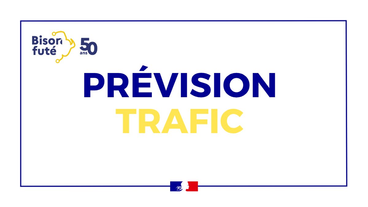 BisonFute_MT's tweet photo. ℹ️#InfoTrafic #vacances #été 
Nombreux déplacements en vue du début des congés scolaires ce #weekend
Pour les #départs notamment, vendredi 03 et samedi 04/07, la circulation sera :
🟧Difficile au niveau national
🟥Très difficile localement
Détails➡️https://t.co/KmIroiWlq8🛣️🚗 https://t.co/OhSDTCxNxt