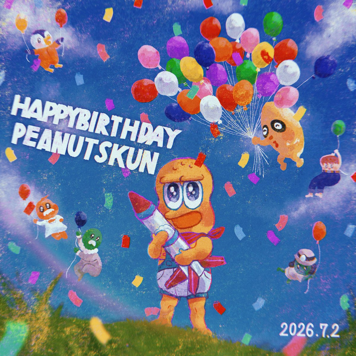 mgmgonikuchan's tweet photo. ピーナッツくんお誕生日おめでとう🎈🚀
ガンガン攻めてけ〜〜ッ

#オシャレになりたいピーナッツくん https://t.co/xeTF83fqgO