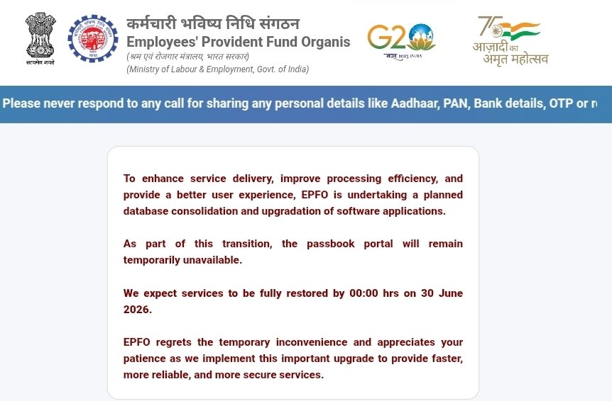 mainbhiengineer's tweet photo. EPFO website is down since last 4-5 days and they have put a notice that it will be back by 30th June and as expected, it is still not up. Atleast change the deadline to 30 June 2047.

We can't maintain a simple website man and we claim to live in digital India. https://t.co/LsEDadJ2Nz
