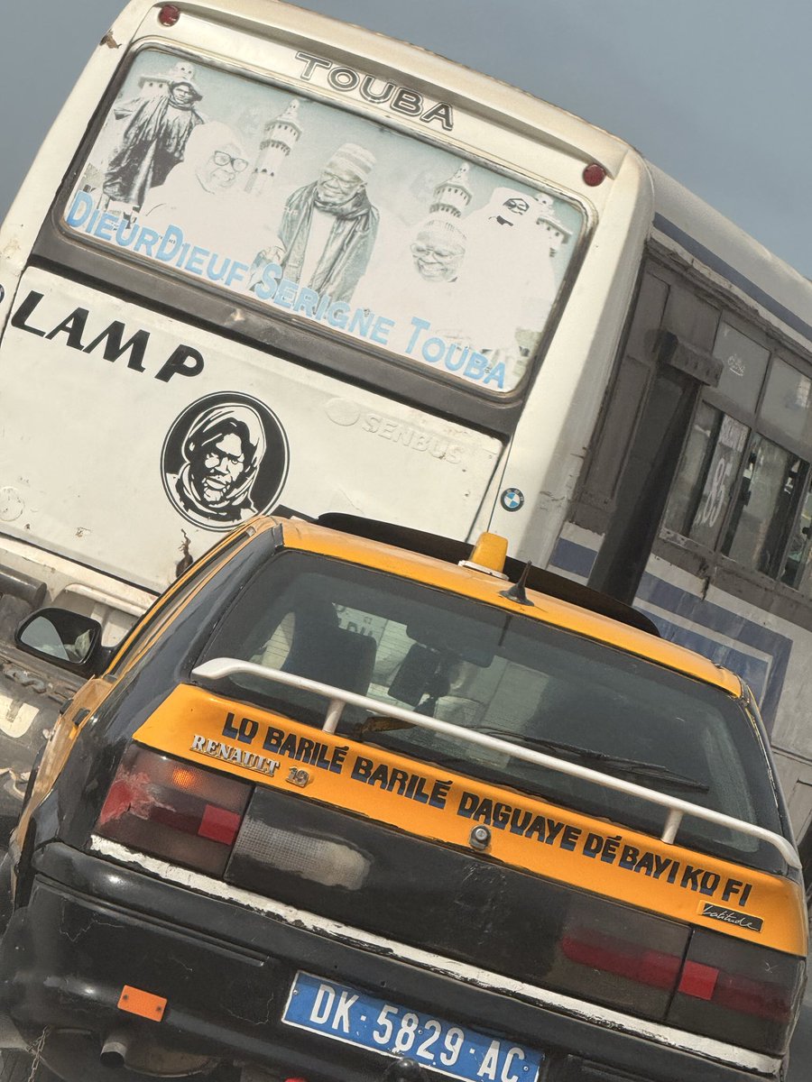 MedteckThiam's tweet photo. Living in Dakar means getting daily life reminders from taxi drivers. https://t.co/Jcglt9TVgS