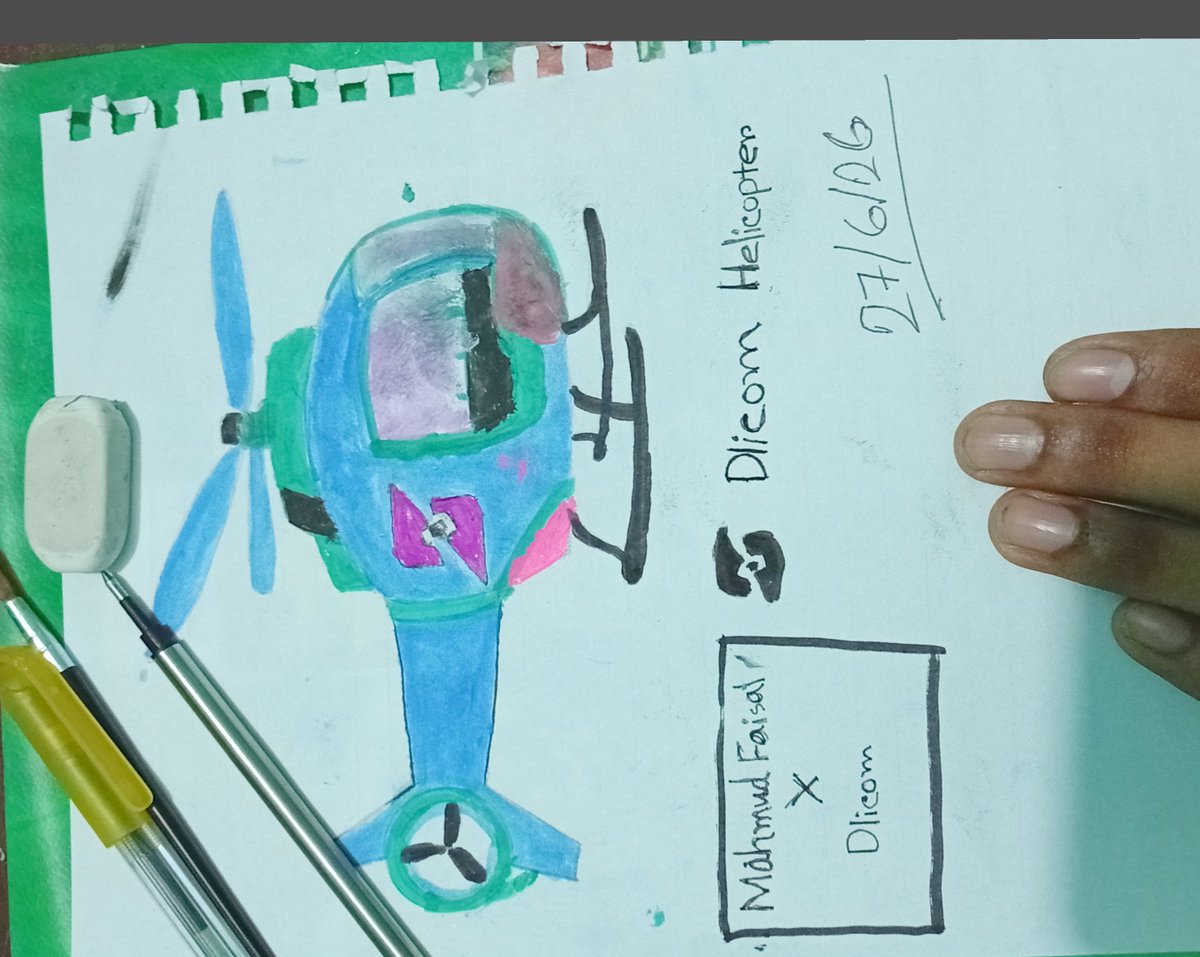 lordfaisal099's tweet photo. Less traffic, higher altitude. 🤫💨
While the ground level stays noisy, the @DlicomApp network is quietly rising above it. It's Dlicom Helicopter 🚁. Love this sleek machine sketched by Mahmud Faisal.
#Dlicom #Ecosystem #Innovation
#handprints https://t.co/EKgBtfaotr