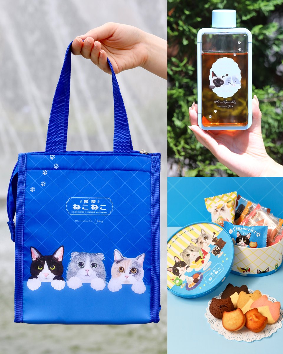 neko_cheese_'s tweet photo. オンラインストアでも
保冷バッグつきのセットを
7月10日(金)より販売いたします✨

オンラインストア限定
クリアボトル付きのセットも👀

▽オンラインストアはこちら
https://t.co/OUVJg8rwtt https://t.co/lsnghtxYf0