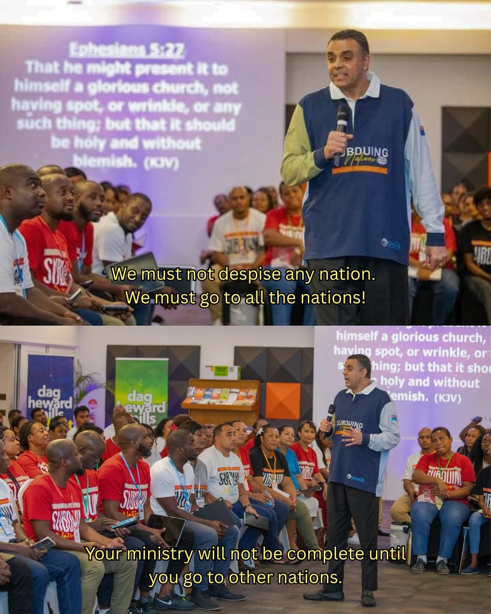 EvangelistDag's tweet photo. Matthew 28:19 KJV
Go ye therefore, and teach all nations, baptizing them in the name of the Father, and of the Son, and of the Holy Ghost:

The command wasn't to "stay," it was to "go." We cannot afford to despise any nation or people group, because Jesus died for every one of them. Your ministry remains incomplete until you extend your reach to the ends of the earth.