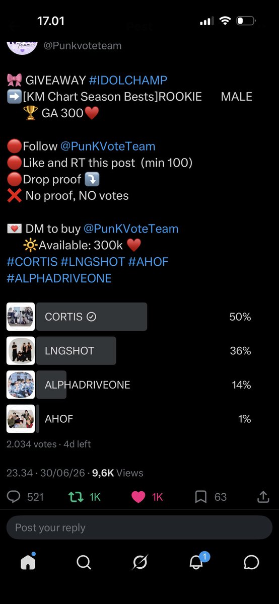 lunalettee's tweet photo. @Punkvoteteam for #CORTIS https://t.co/jMyRif43Mo