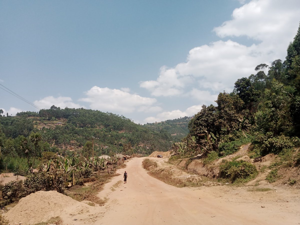 Bernardkwiri's tweet photo. Few months ago the Ministry of works &amp; Transport @MoWT_Uganda handed over Kabale- Lake Bunyonyi road to a contractor. Later he abandoned the work, so locals are asking themselves, what happened? @assempebwa people from this side don't know what went wrong. #LakeBunyonyi https://t.co/k6l3Izus0l