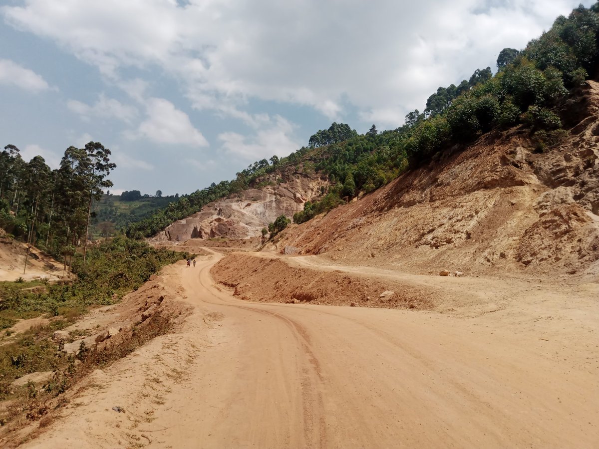 Bernardkwiri's tweet photo. Few months ago the Ministry of works &amp; Transport @MoWT_Uganda handed over Kabale- Lake Bunyonyi road to a contractor. Later he abandoned the work, so locals are asking themselves, what happened? @assempebwa people from this side don't know what went wrong. #LakeBunyonyi https://t.co/k6l3Izus0l