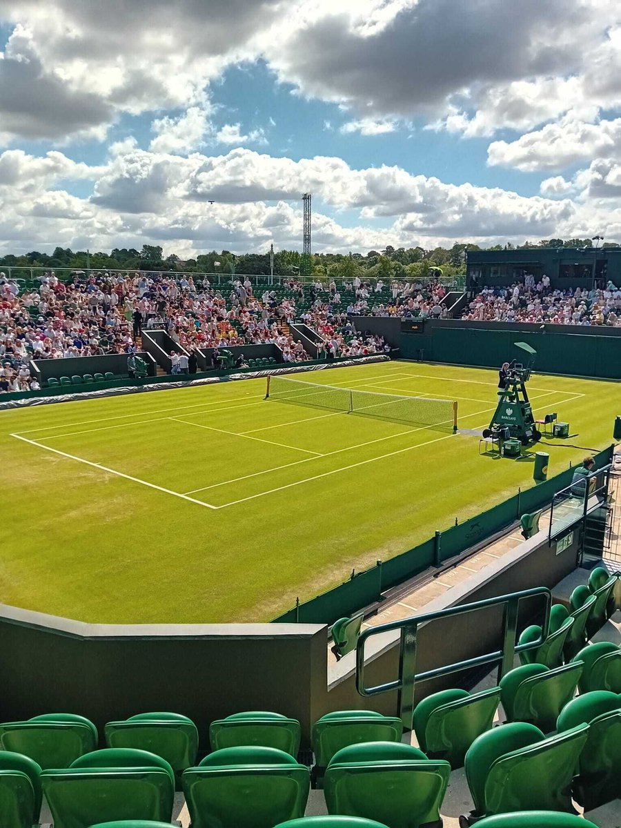 MillthorpeSch's tweet photo. Millthorpe are in the house! We have all arrived safely at Wimbledon, found our seats, and are now exploring the site 🎾 🍓
#anyonefortennis #newballsplease #wimbledon https://t.co/0cbcRdao8F