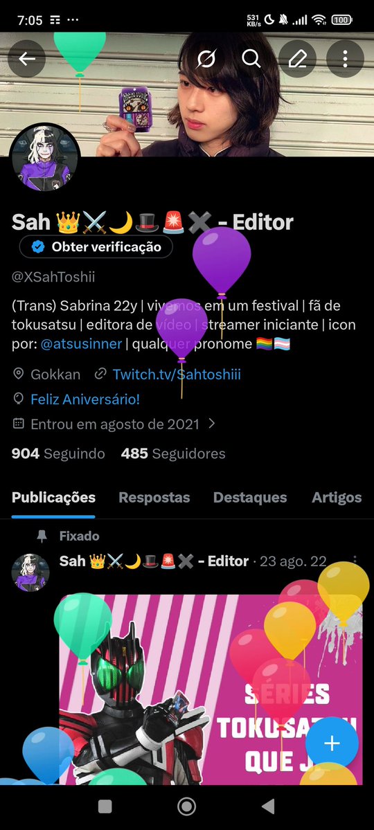 XSahToshii's tweet photo. Parabéns pra eu kkkk https://t.co/3AmZy2CQaO