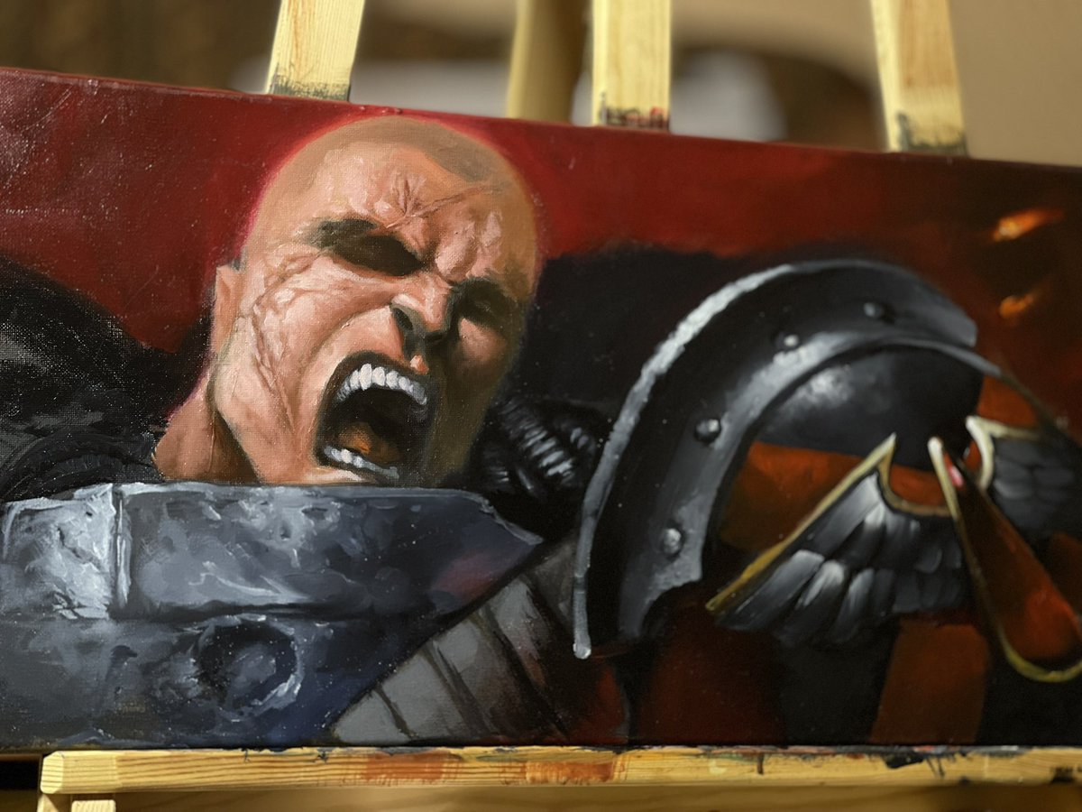 TattooBabay's tweet photo. It’s been more than a half a year since I painted something with oil ☹️ Need to get back in line again https://t.co/opfD30VLwP