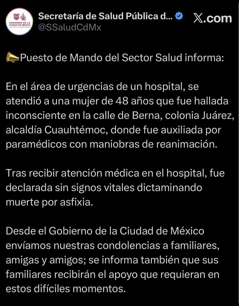 karlaiberia's tweet photo. Muere una tercera persona en festejos: https://t.co/Lgk58tUrqf