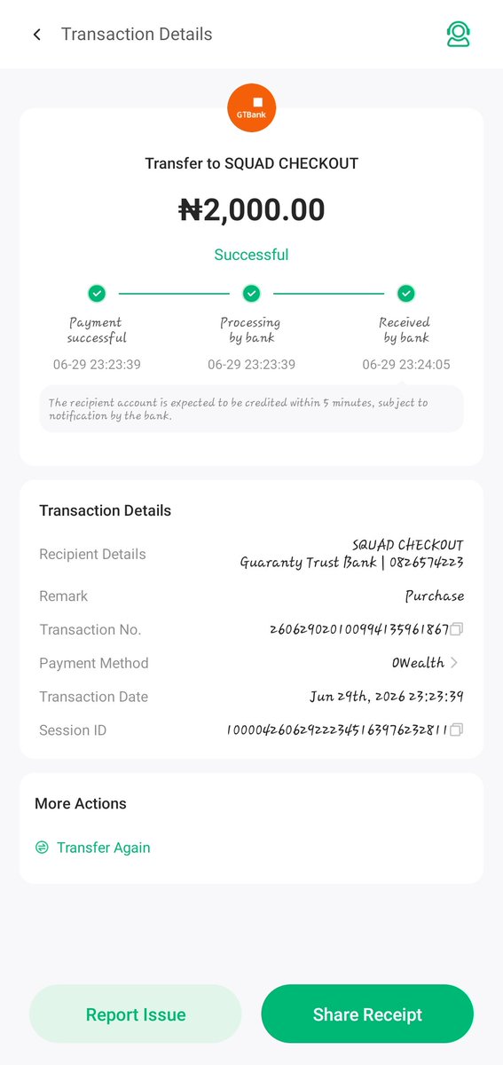 1kitayo's tweet photo. Dear @GloWorld ,
This is over 24hrs and @OPay_NG confirmed my money is with you. Please kindly refund me my money or credit my line. 2k cannot vanish like that in this era of sapa. @NgComCommission @Dr_AminuMaida @gtbank (confirm recipient) https://t.co/92OpLjYtAv