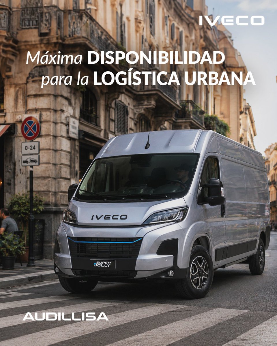 Audillisa's tweet photo. La nueva 𝐞𝐒𝐮𝐩𝐞𝐫𝐉𝐨𝐥𝐥𝐲 llega para responder a los retos de la logística urbana con una combinación pensada para el 𝐭𝐫𝐚𝐛𝐚𝐣𝐨 𝐫𝐞𝐚𝐥.

Descubre más en https://t.co/quYOLqEdL3

#IVECOEspaña #IVECOSpiritoInMovimento #LogísticaUrbana #eMobility #eSuperJolly https://t.co/Au8xThTOK3