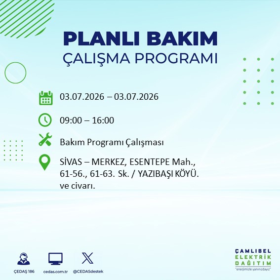 CEDASDestek's tweet photo. #planlıbakımçalışmaprogramı @sivasbeltr https://t.co/9t1LlKMWmd