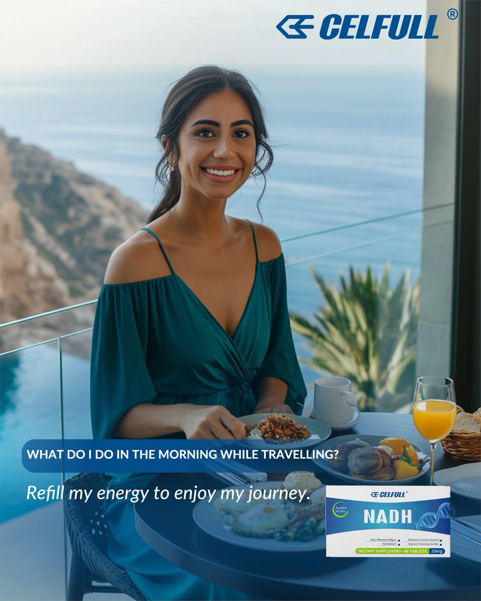 real_CELFULL's tweet photo. The ultimate travel flex? Not feeling exhausted. Love seeing our community fuel their cellular vitality to truly own the journey. 🔋✨ #Celfull #NAD #CellularEnergy https://t.co/ODvomuYC7X