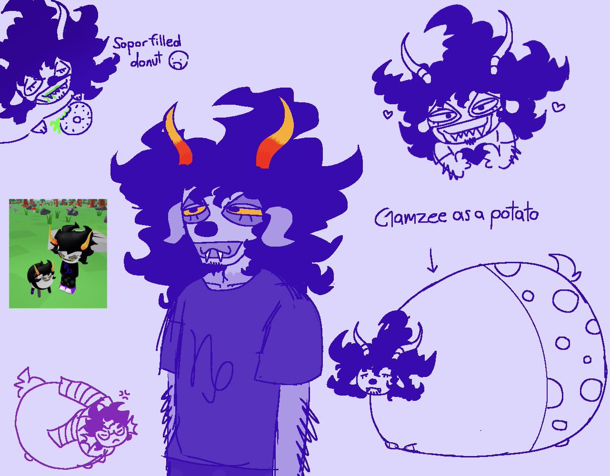 elidecatur's tweet photo. I drew Gamzee and I forgot to post them aaaaagh #homestuckfanart #gamzeemakara #homestuck https://t.co/4NGahhVn5I