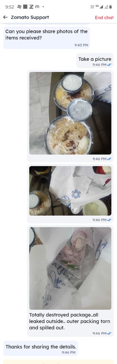 DrBikramTech's tweet photo. @zomatocare @zomato
Food delivered in completely torn packaging. The raita spilled over the bags. Delivery boy denied his fault in delivering such a condition.
The zomato care didn't take any responsibility to solve this. The resturant should be aware and pack items in seal. https://t.co/wfkBOFzXcn