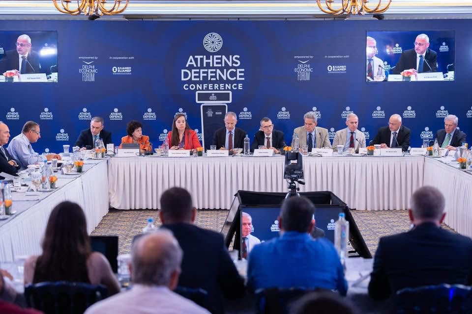 NoamKatz_'s tweet photo. I had the pleasure to participate at the #AthensDefense conference organised by #DelphiForum and @eliamepgr.
I had the opportunity with my fellow speakers, to discuss the core issues of security in the broader region and the ways to strengthen stability.
@IsraelinGreece @IsraelMFA
