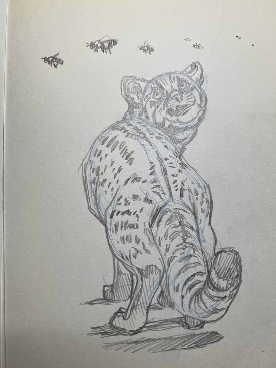 honjo_kei's tweet photo. 仕事の合間に
いま描きたい絵を構成・ラフスケッチ・・・「八咫烏とストロベリームーン」「戯れる神使たち」「ツシマヤマネコとミツバチ」「ブランコ」
う〜む・・・頭を少し冷やそう。
あっ！・・・しまった💦原稿に戻らないば💦

#マンガハンズ
#寿都人プロジェクト
#シン鳥獣戯画 https://t.co/dvY3dhzitc