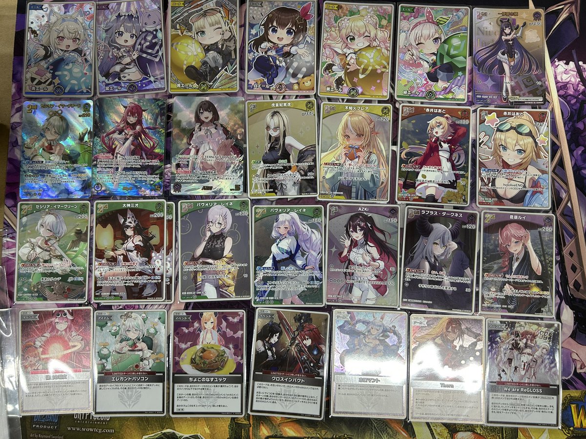 ホロカのカードをかなり買い取らせて頂きましたので、こちらも品出しを