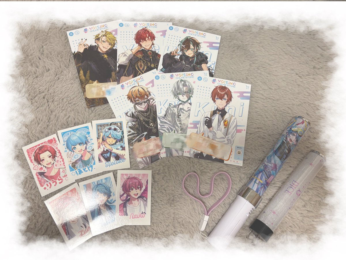 追加グッズ届きました〜 チェキの引きが良すぎた🫠🩵 💎 #いむっこ #仏イム