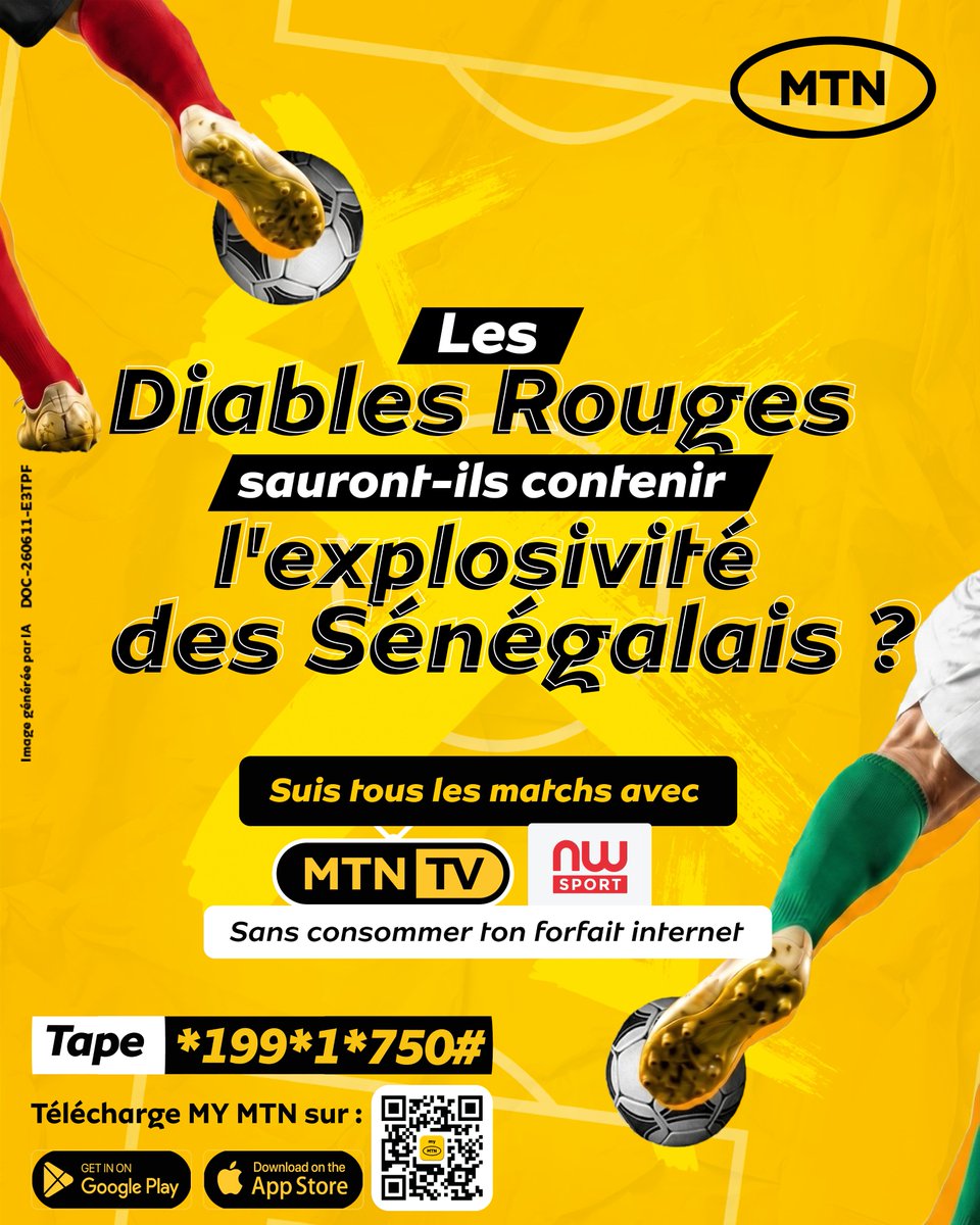 MTNBenin's tweet photo. Les Diables arrivent avec leurs douceurs🍫... Mais en face, ça débarque avec les tam-tams 🥁réglés sur "mode finale" ! 😹⚽
La vraie question : qui va faire danser qui ce soir ? 🔥
À suivre sur New World SPORT, inclus dans MTN TV👉 Tape *199*1*750# ou via MyMTN 🚀
#MTNBenin #MTNTV #NewWorldSport #FootballTime #ToutDonnerEnsemble