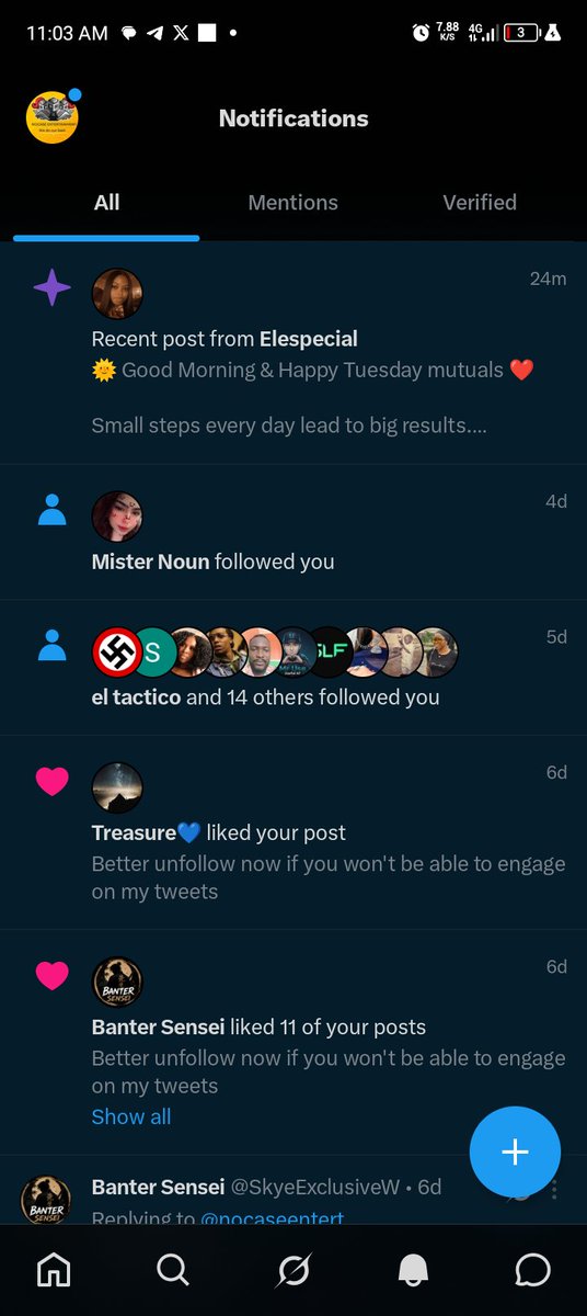 nocaseentert's tweet photo. Follow for follow back
New mutuals needed asap
Don't follow if you won't engage in my tweets 🥹🔥 https://t.co/ivpZaGnyj3