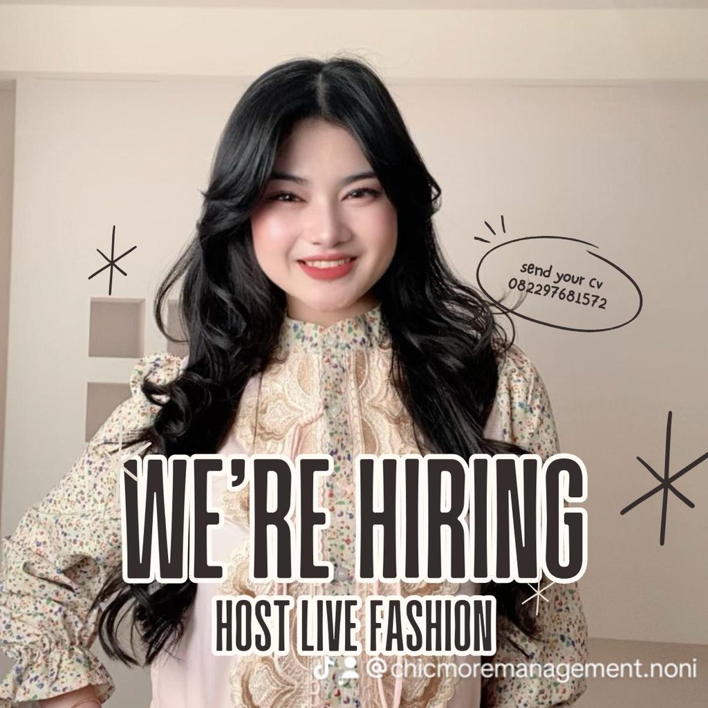 chicmore_host's tweet photo. hai girls!🌷
aku lagi cari Host Live Hijab and Non Hijab buat brand fashion nih🥰

✔️ Mahasiswa boleh
✔️ No experience is welcome
✔️ Percaya diri di depan kamera
✔️ Bisa live di studio Jakbar, Jakpus, Bandung

⏰ 1-5 jam 
💰 Fee part time/jam

Tertarik? Langsung DM ya 👀✨ https://t.co/evq3Vh9kmG