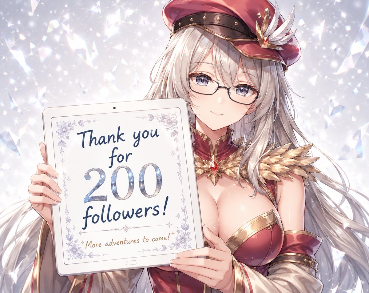 komorebi06elf's tweet photo. フォロワー２００人達成しました！
AI絵を投稿してからそろそろ３ヵ月目になろうとしてる所🔰
まだまだ投稿していきますのでこれからもよろしくお願いします😆

#AIart️️️️️️️️️️️️️️️️️️️️️️️️️️️️️️️️️️️️️️️️️️️️️️️️️️️ #AIイラスト https://t.co/XcYZ7AE2Yu