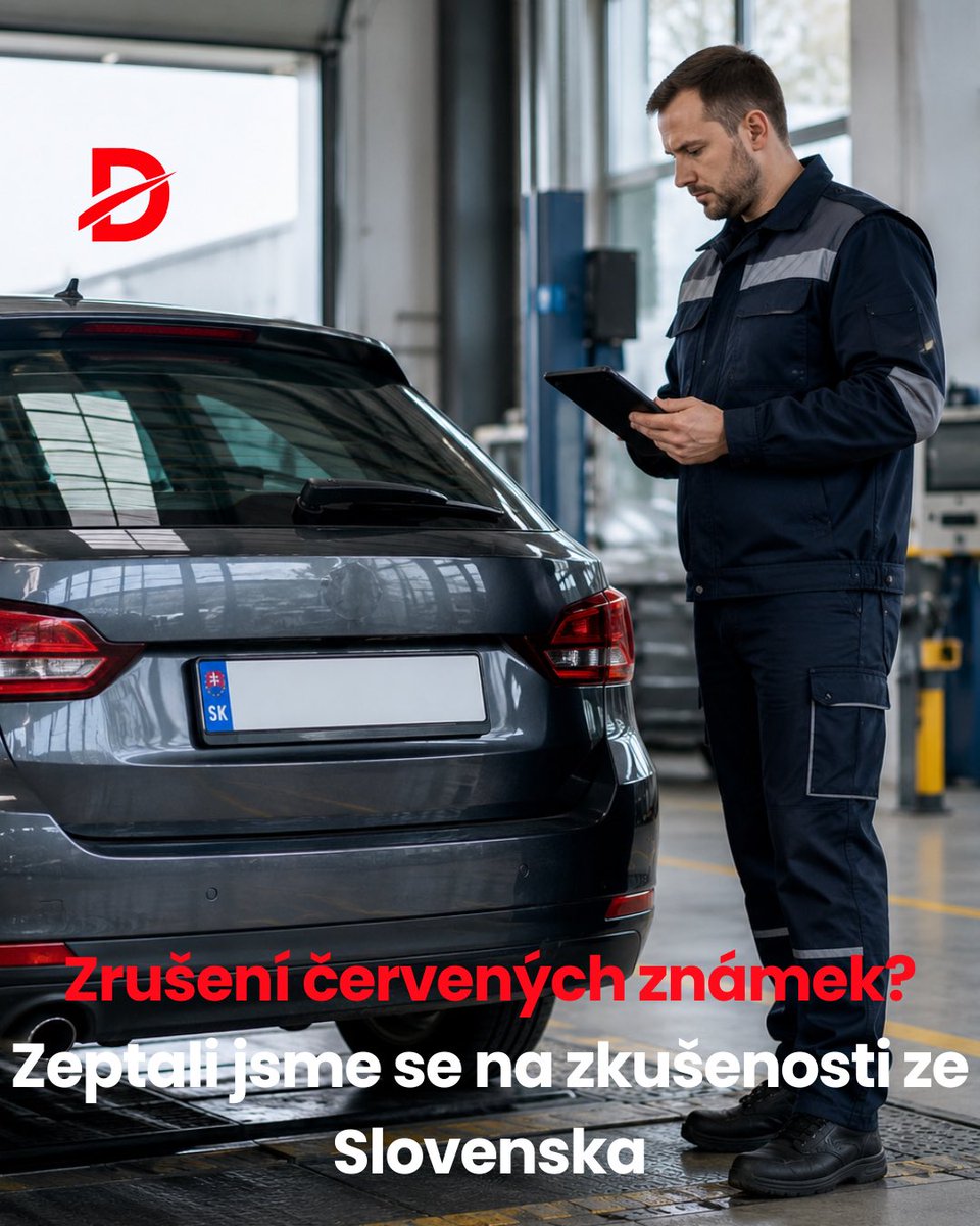 dopravadnes's tweet photo. Ministerstvo dopravy připravuje zrušení červených kontrolních známek z registračních značek vozidel. Návrh vyvolává mezi odborníky diskusi. 

Kritici upozorňují, že známky představují rychlou vizuální kontrolu platnosti technické způsobilosti vozidla a využívají je nejen řidiči, ale i kontrolní orgány. Otázky vyvolává také dostupnost údajů v registru či kontroly vozidel v zahraničí.

Více webu https://t.co/FoE9NPDyQt

#DopravaDnes #STK #MinisterstvoDopravy #Motoristé

Foto: AI