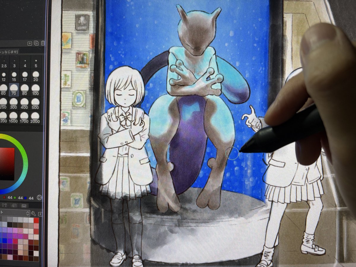 yuukitokuda's tweet photo. デジタル、ガシガシ塗れるから楽しい✨ https://t.co/QXDkqa6lhX